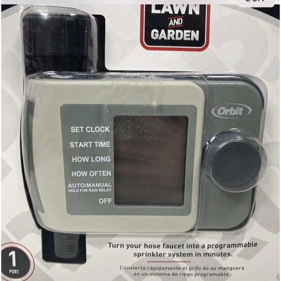 Orbit Pro Contractor Grade 1-Port Watering Timer for Lawn & Garden ''NEW'' - Picture 3 of 7